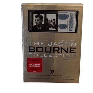 The Jason Bourne Limited Edition Collection DVD Set Matt Damon 4 Discs‎